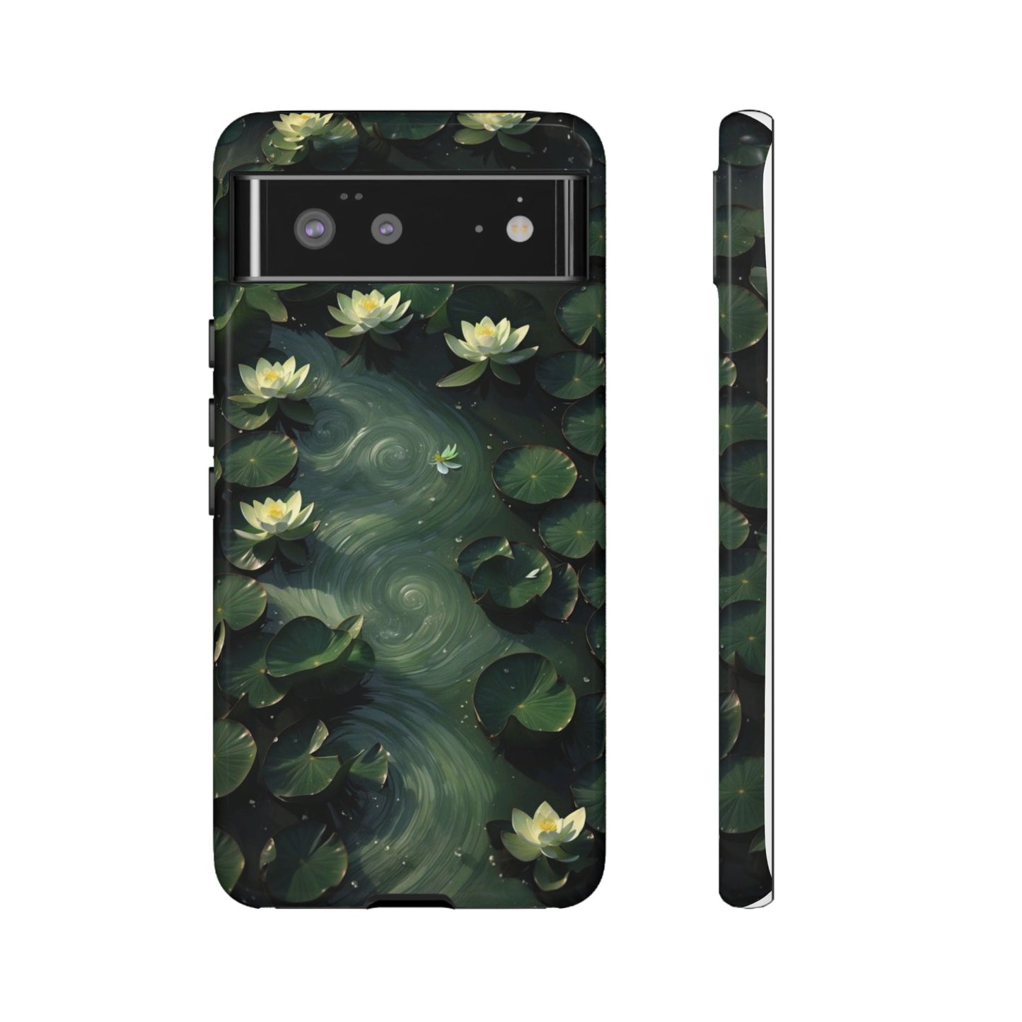 Lilypad Swirls iPhone Case