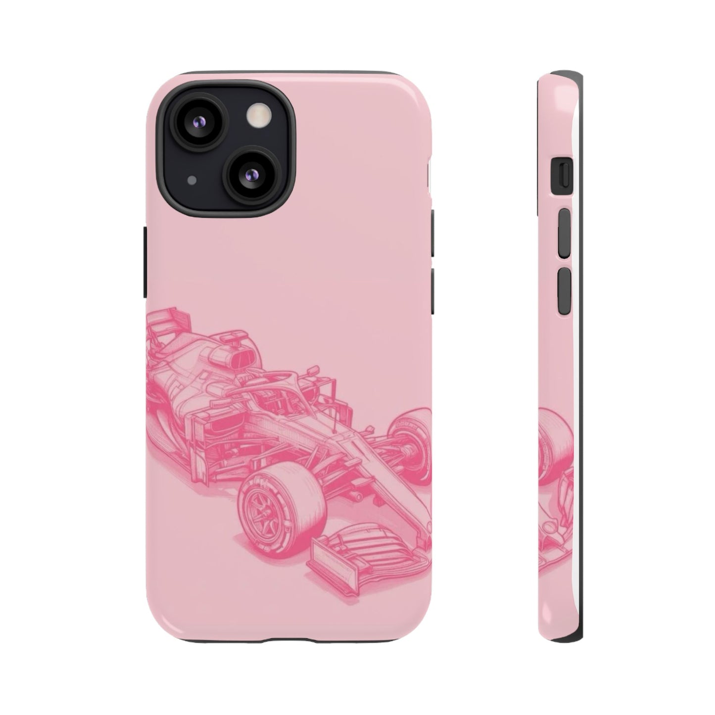 Pink Racecar iPhone Case