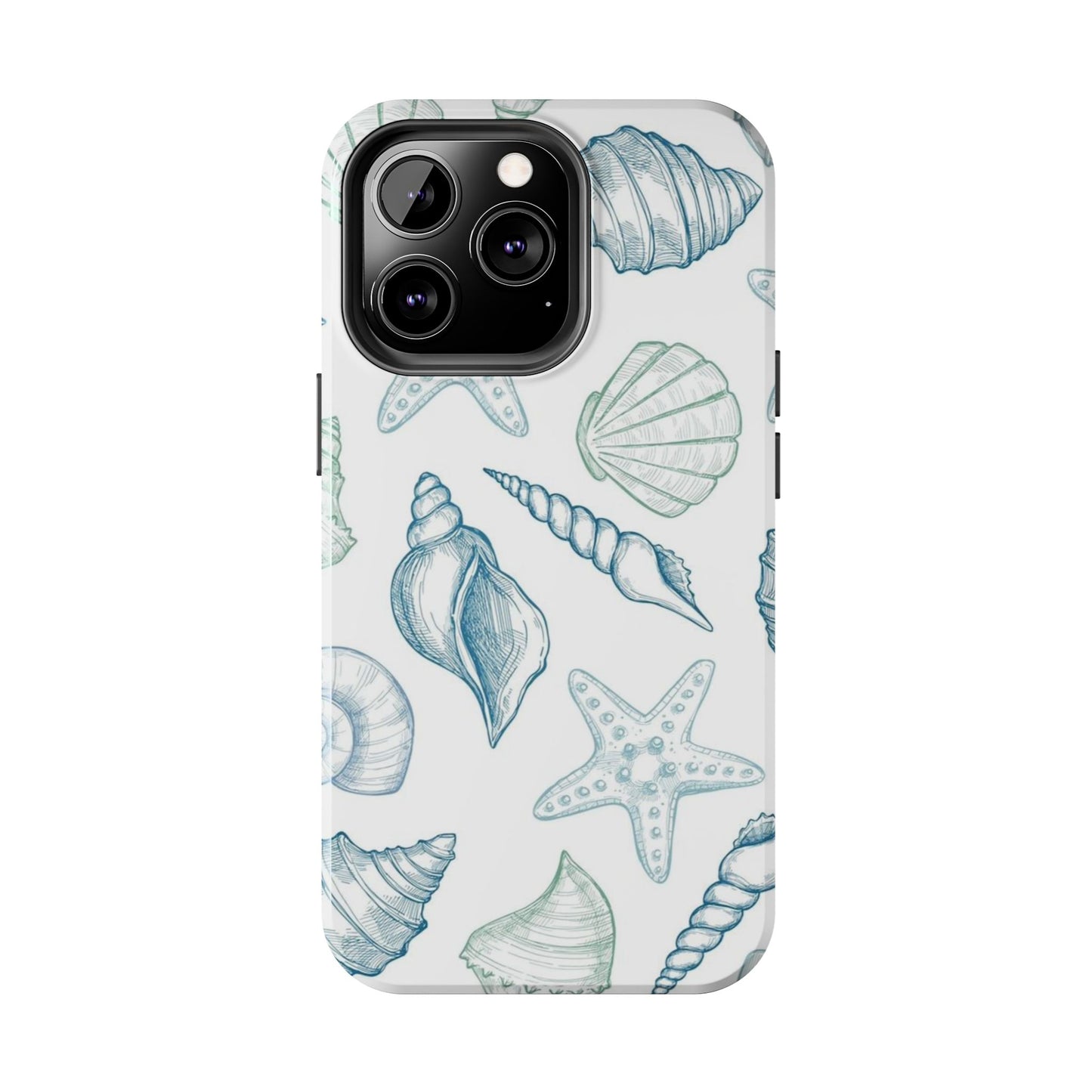 Blue Coastal Coral iPhone Case