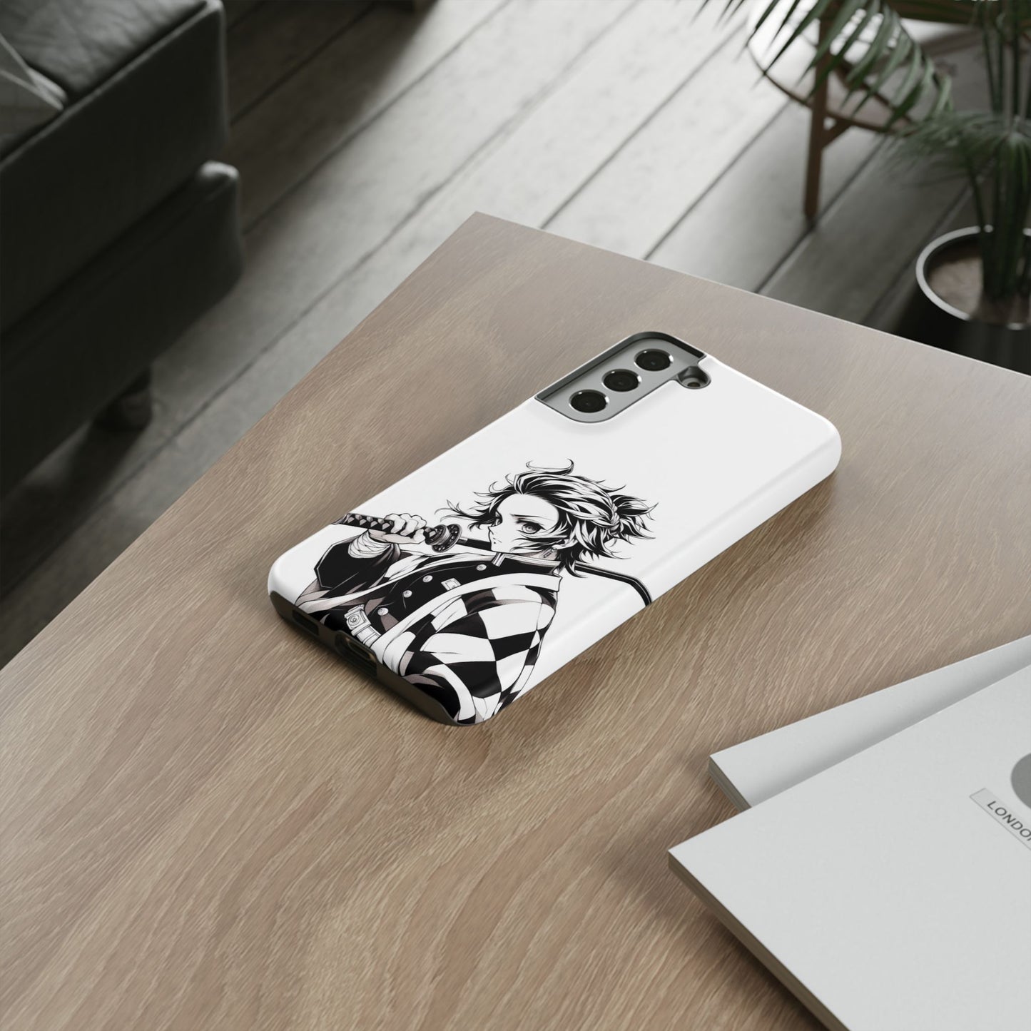 White Kamado Tanjiro Phone Case