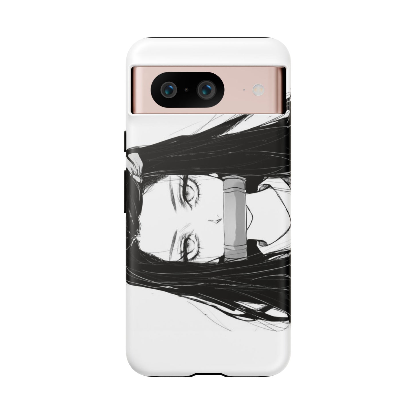 White Nezuko Kamado Clipart Phone Case