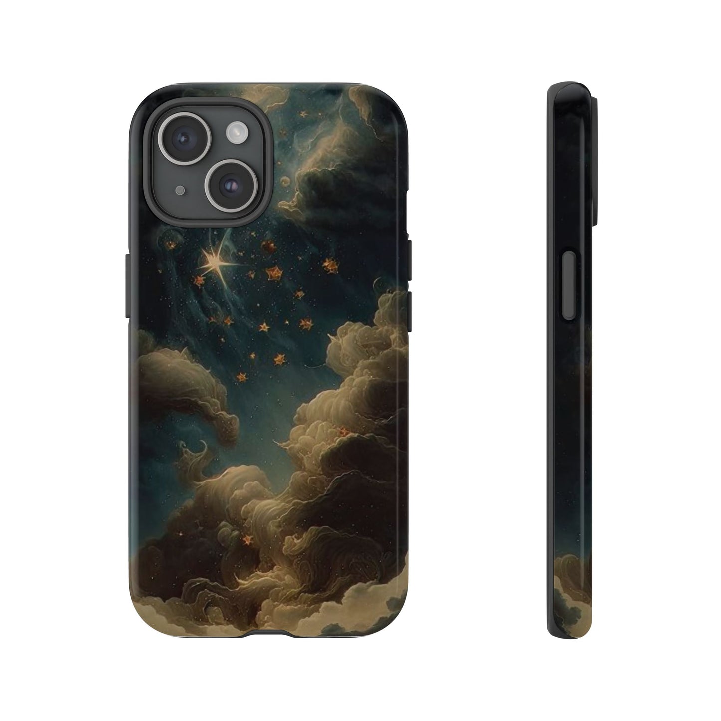 Cloudy Stars iPhone Case