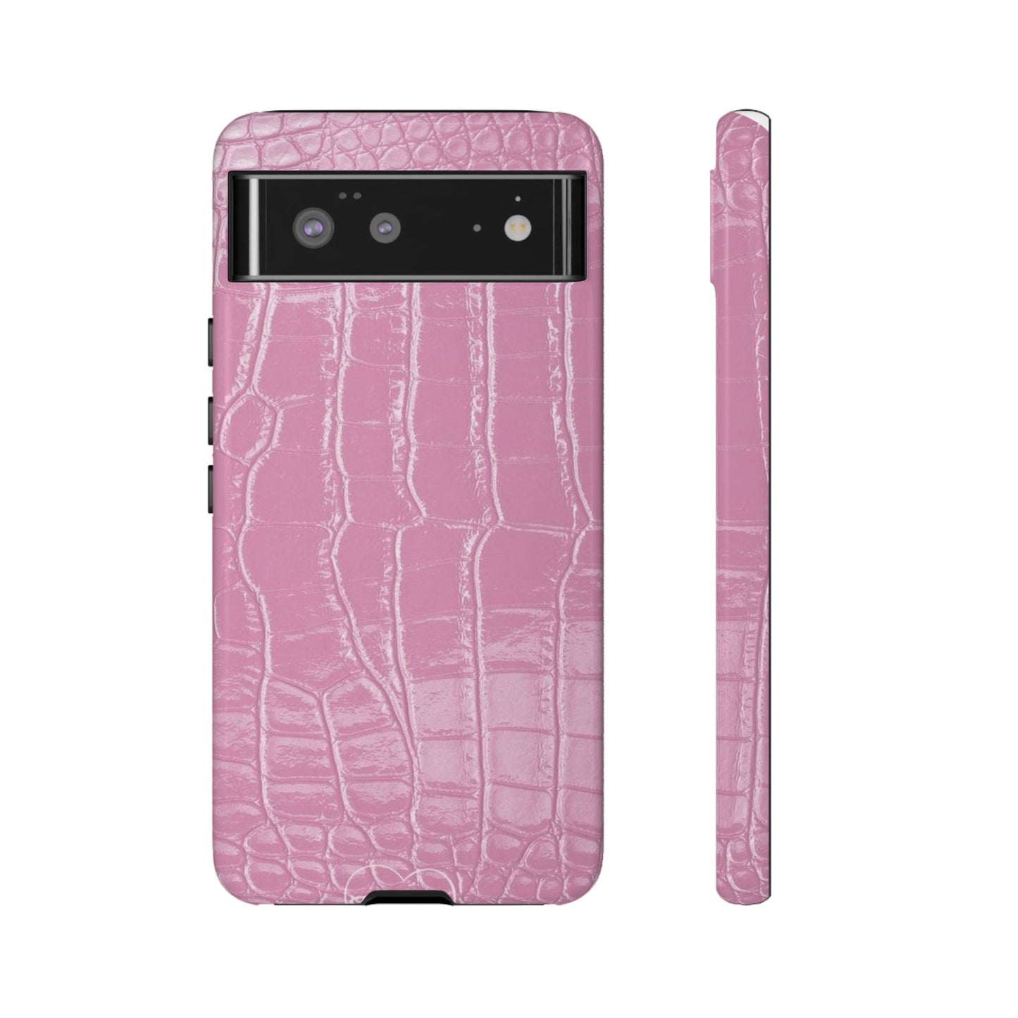 Pink Leather iPhone Case