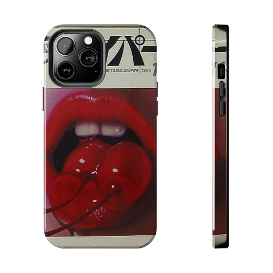 Cherry Red iPhone Case