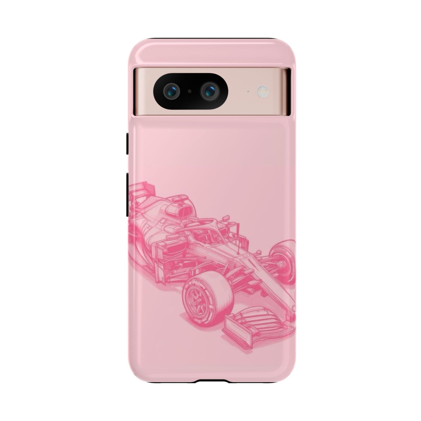 Pink Racecar iPhone Case