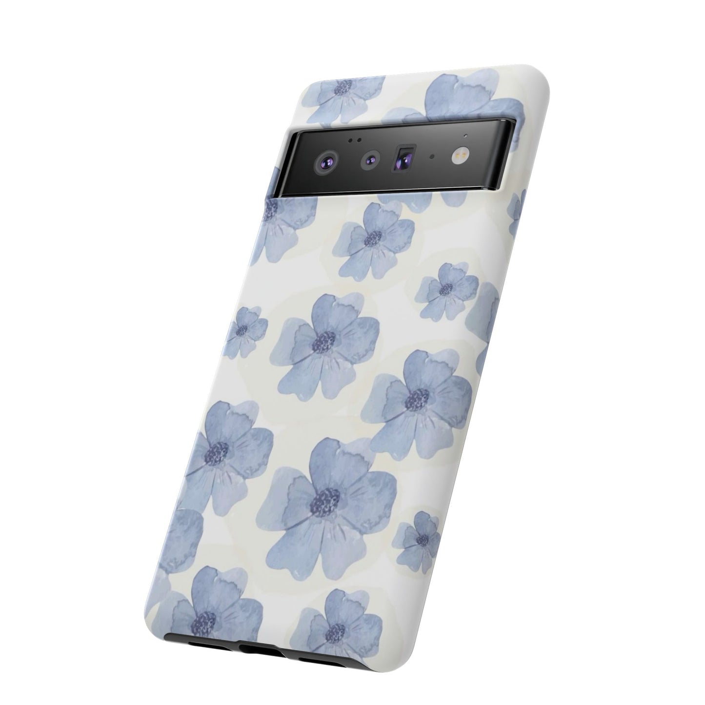 Blue Watercolor Flower iPhone Case