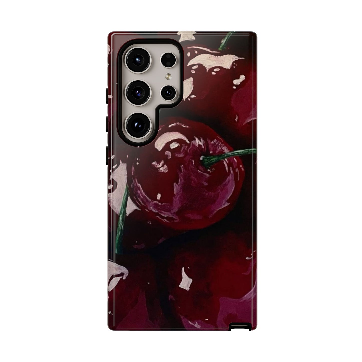 Cherry Painting iPhone Case