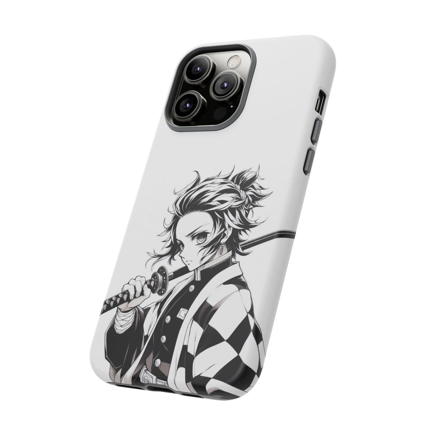 White Kamado Tanjiro Phone Case