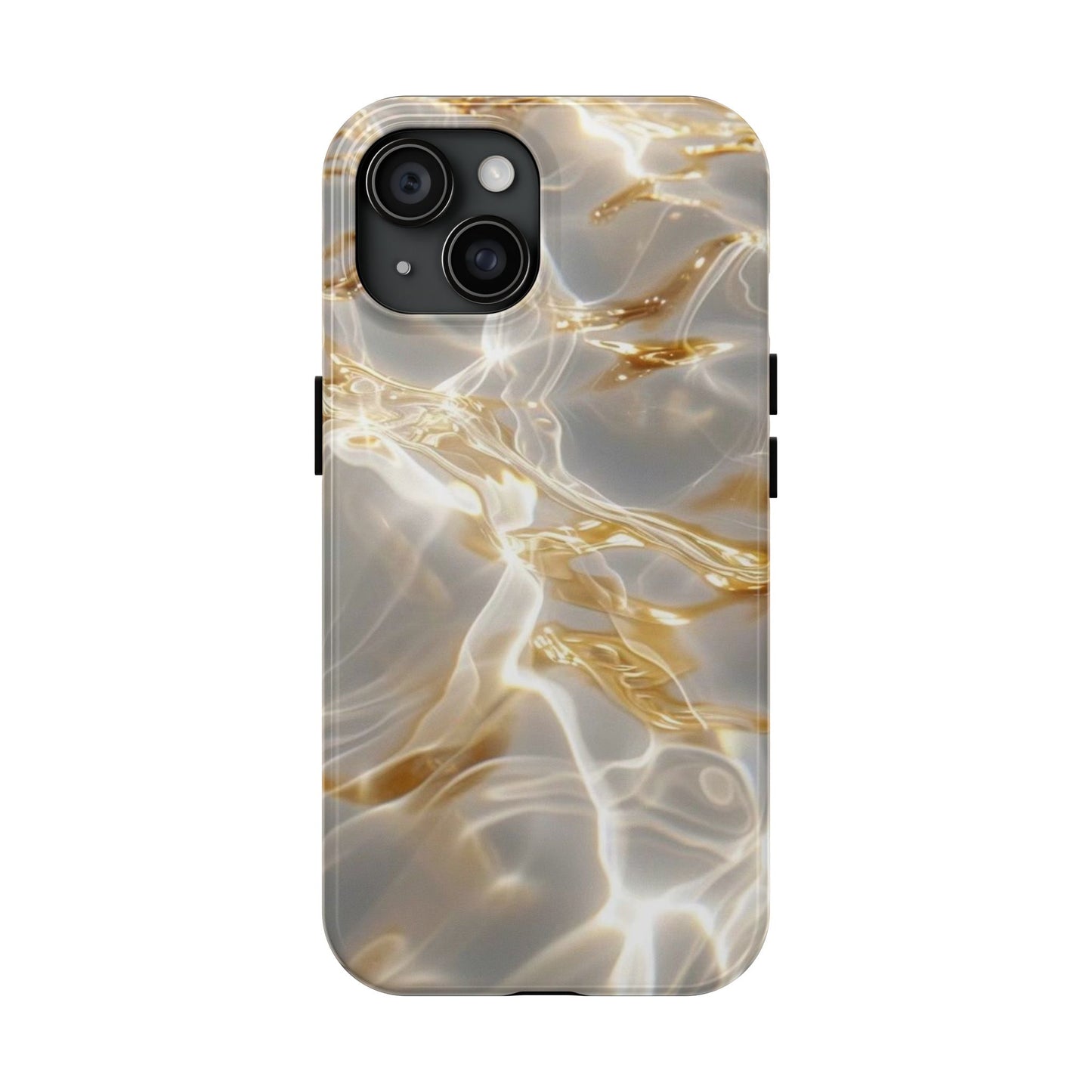 Golden Wave iPhone Case