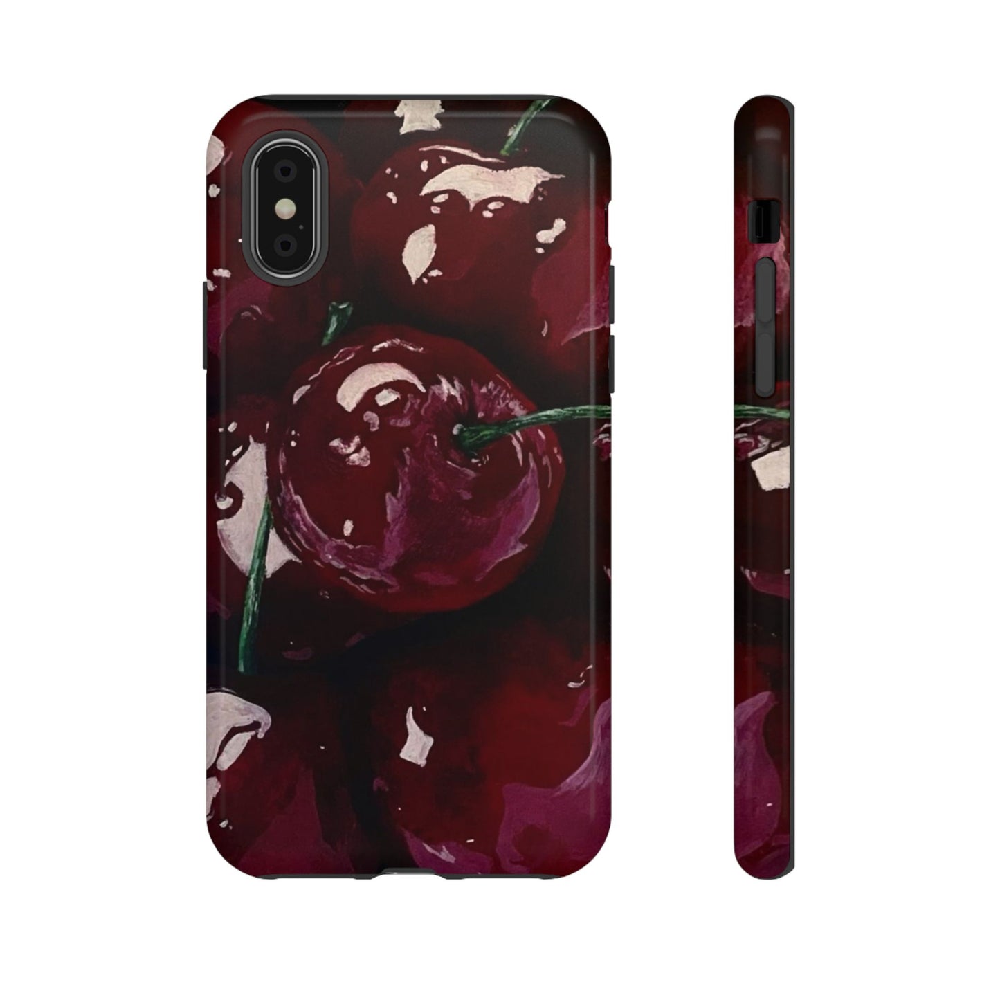 Cherry Painting iPhone Case