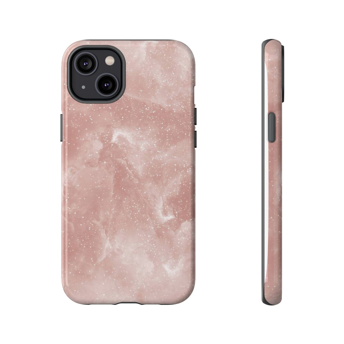 Rose Quartz Glitter iPhone Case