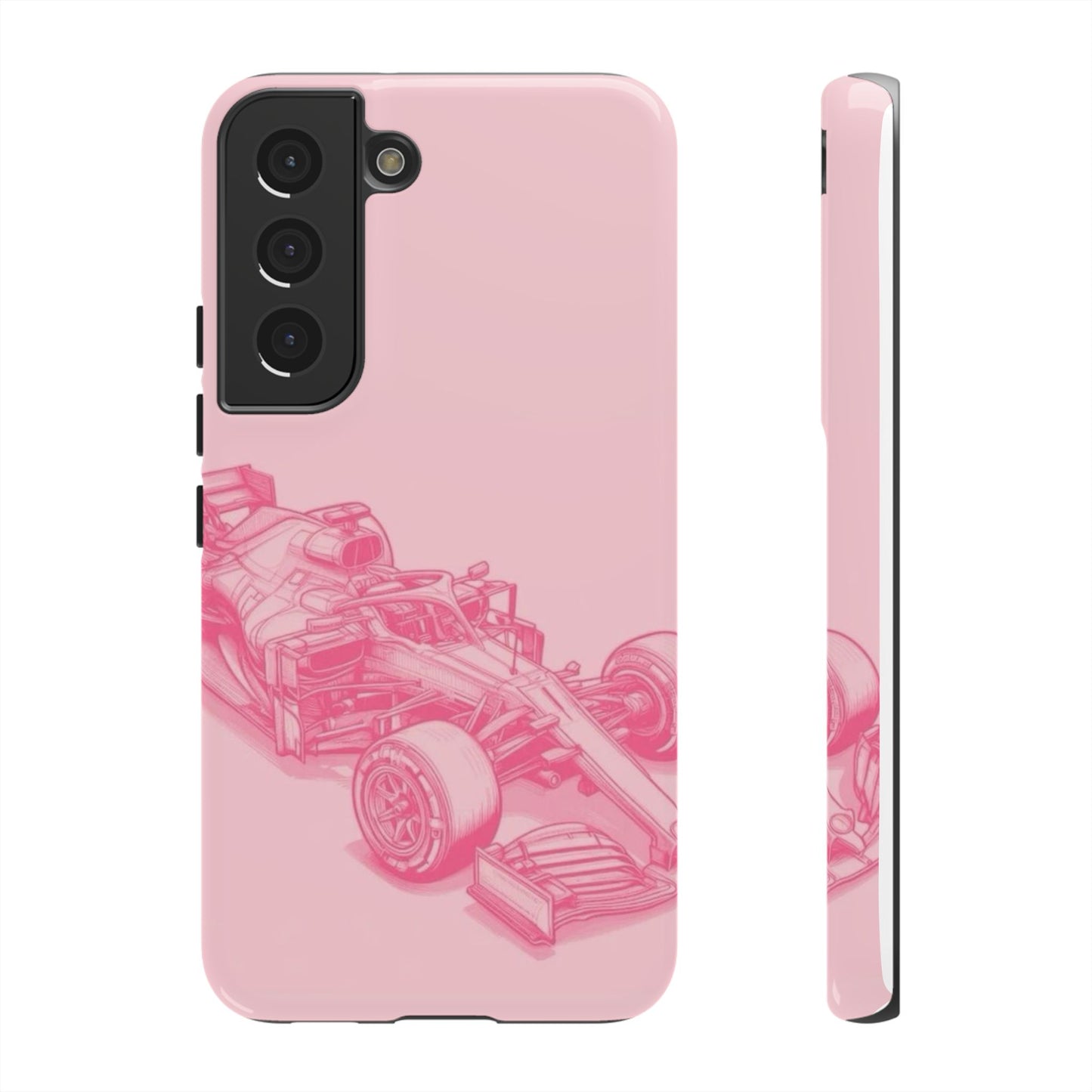 Pink Racecar iPhone Case