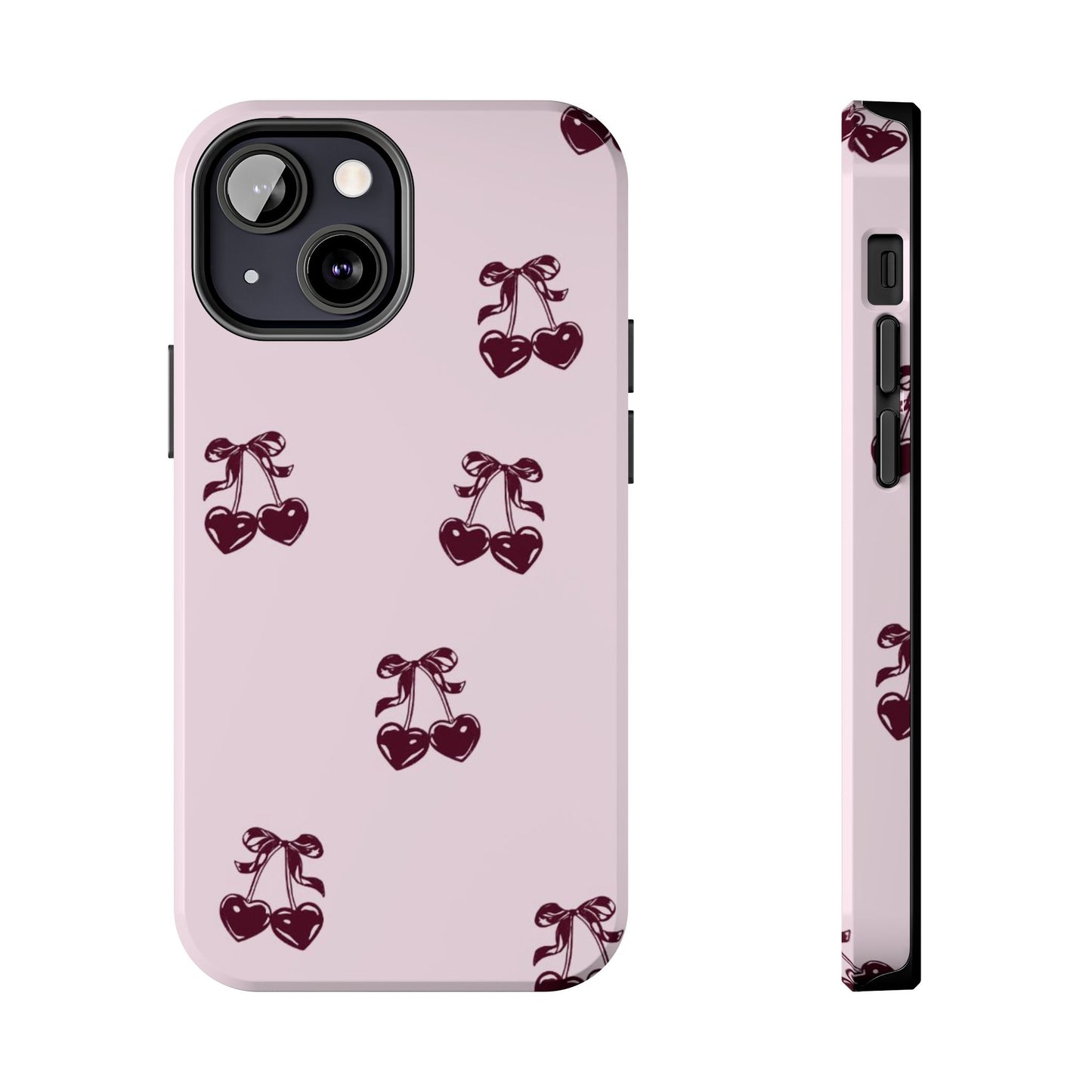 Heart Cherries iPhone Case