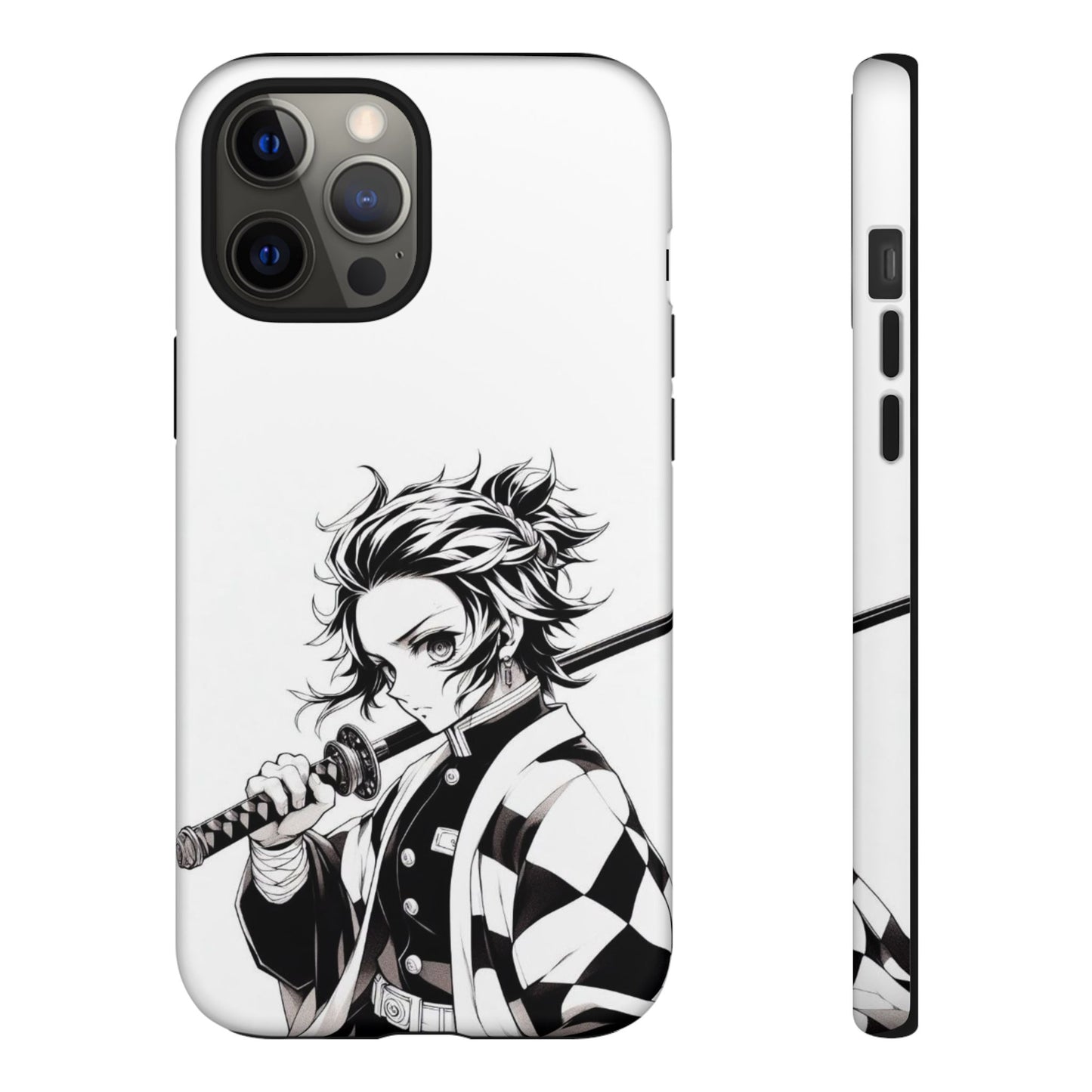 White Kamado Tanjiro Phone Case