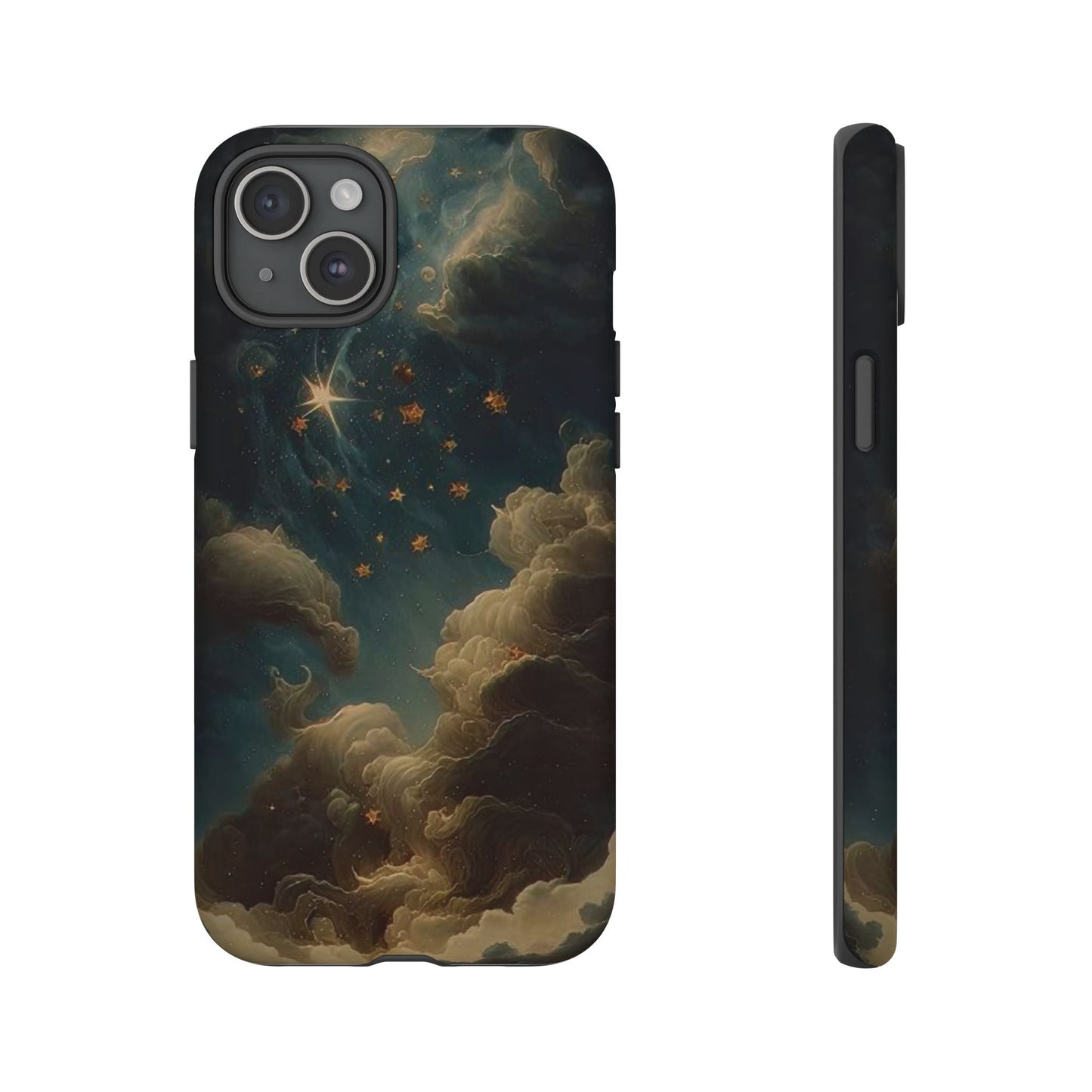 Cloudy Stars iPhone Case