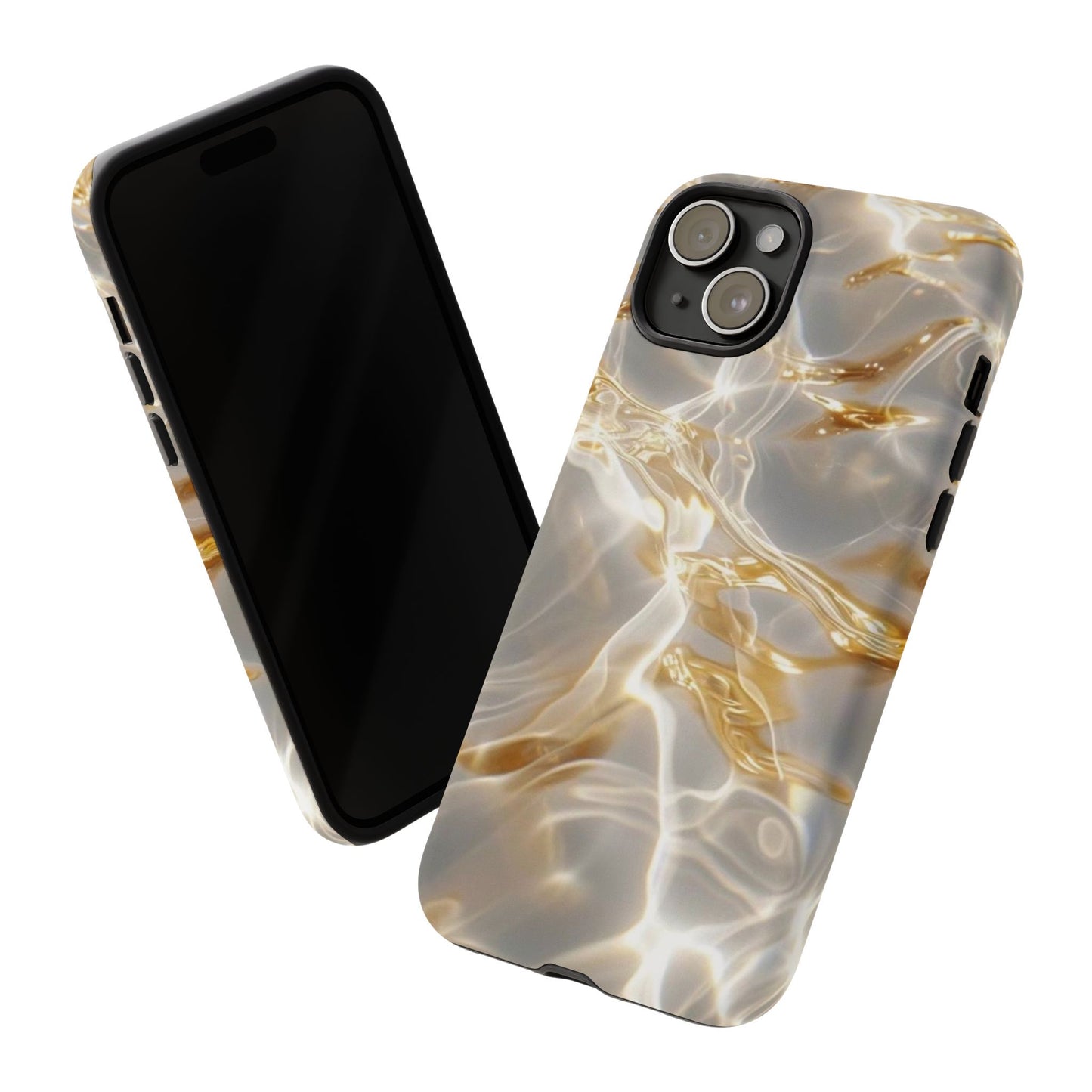 Golden Wave iPhone Case