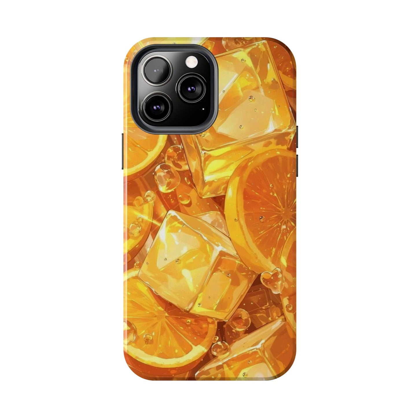 Icy Orange iPhone Case