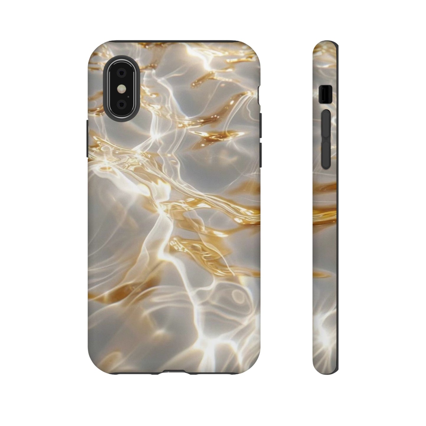 Golden Wave iPhone Case