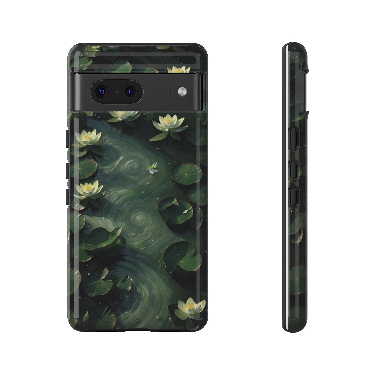 Lilypad Swirls iPhone Case