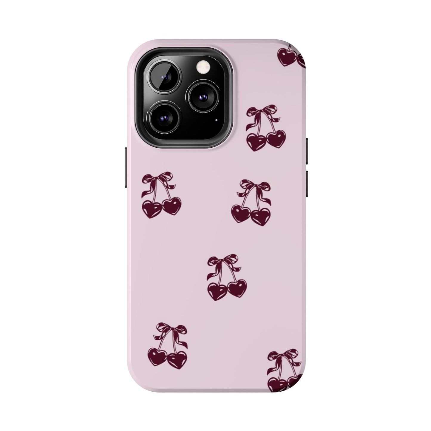 Heart Cherries iPhone Case