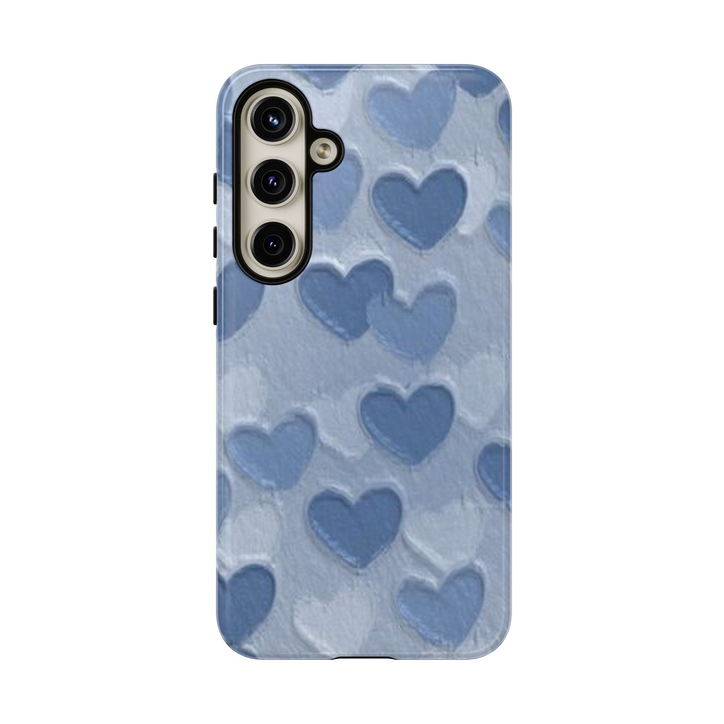 Blue Heart Chalk Wall Phone Case