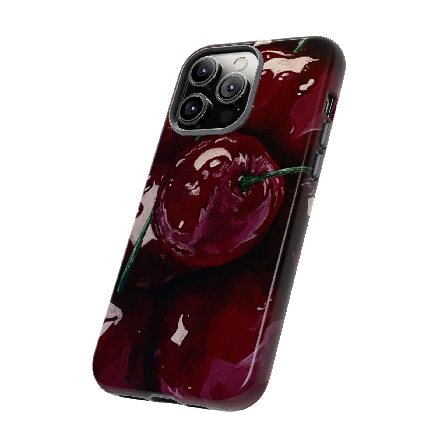 Cherry Painting iPhone Case