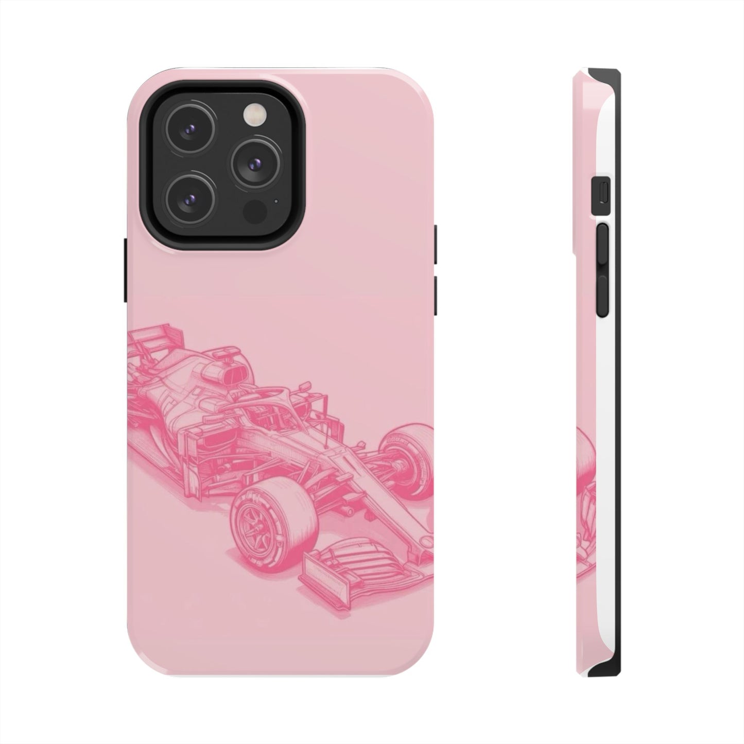 Pink Racecar iPhone Case