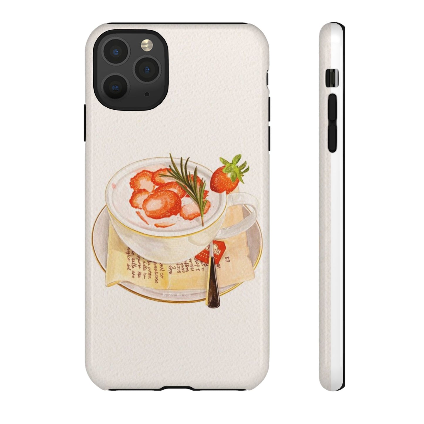 Strawberry Cream iPhone Case