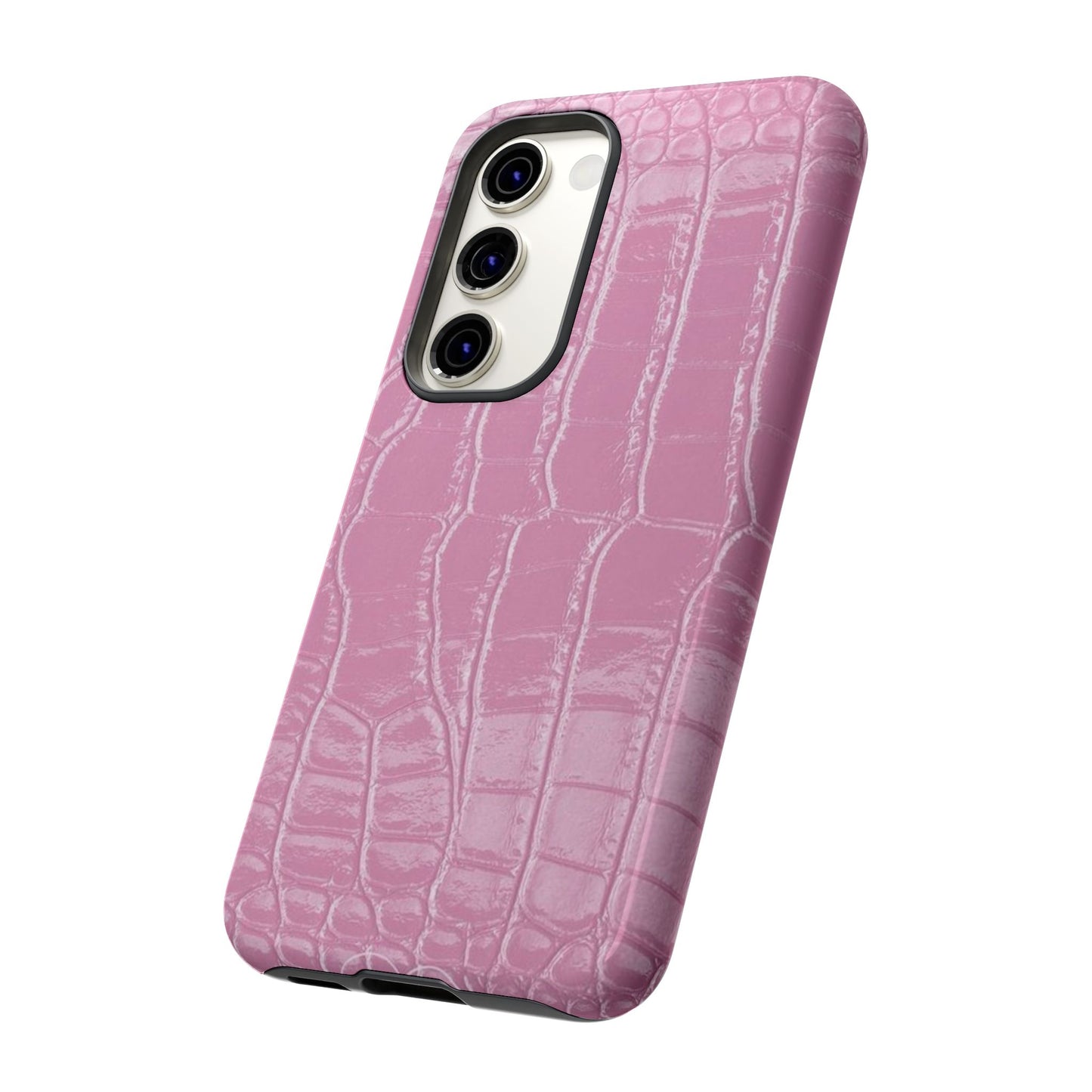 Pink Leather iPhone Case