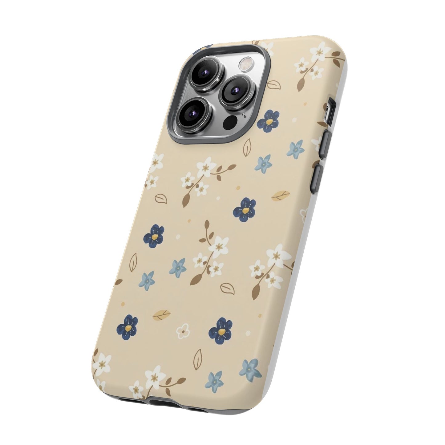 Navy Daisy Phone Case