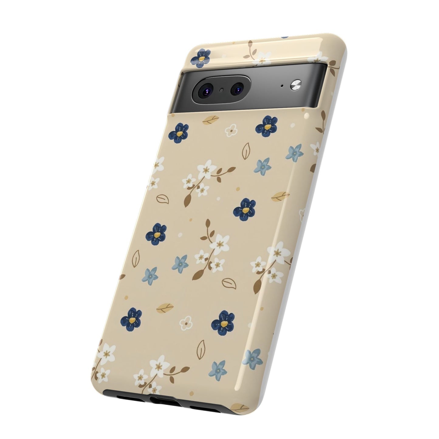 Navy Daisy Phone Case