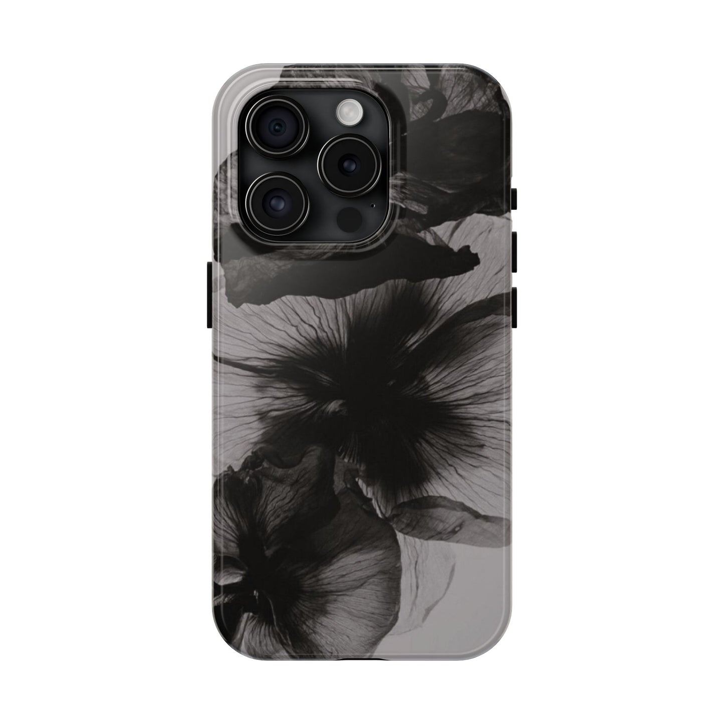 Black & White Floral iPhone Case