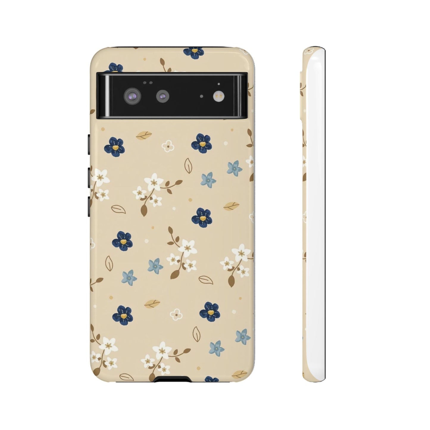 Navy Daisy Phone Case