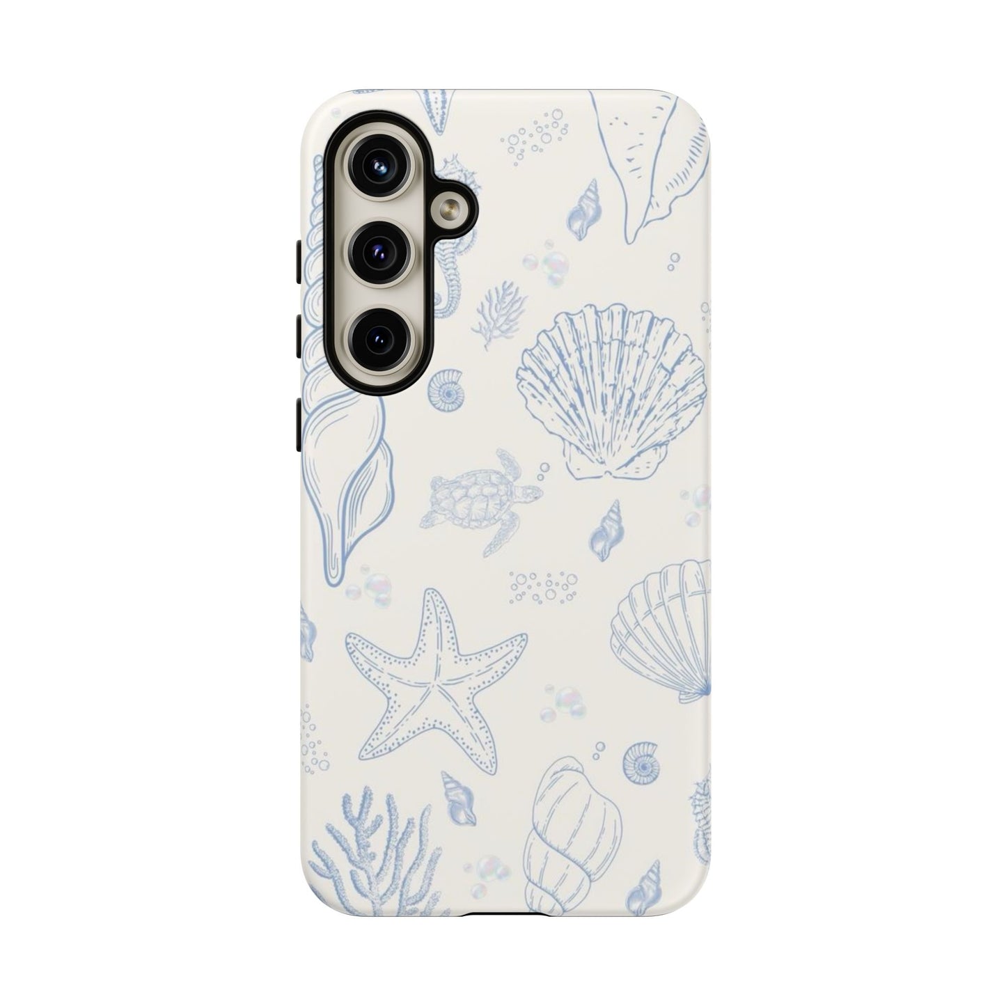 Blue Coastal Coral iPhone Case