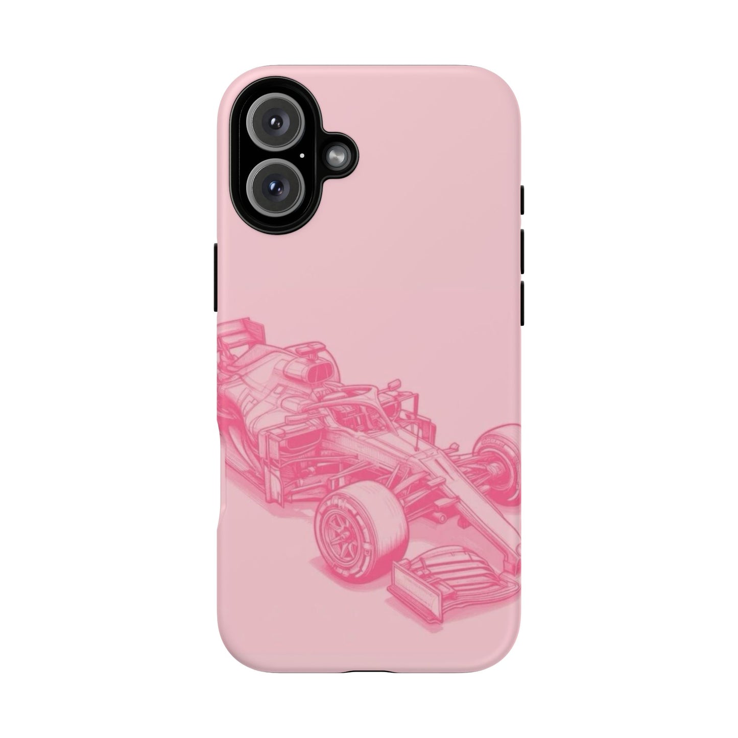 Pink Racecar iPhone Case