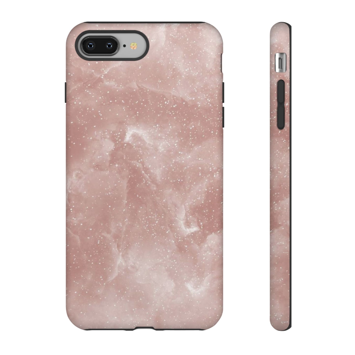 Rose Quartz Glitter iPhone Case