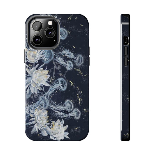 Jellyfish &Lily iPhone Case