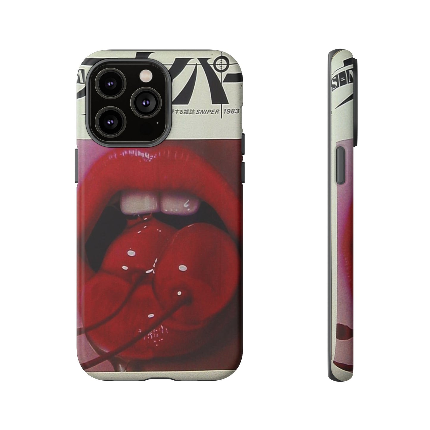 Cherry Lips iPhone Case