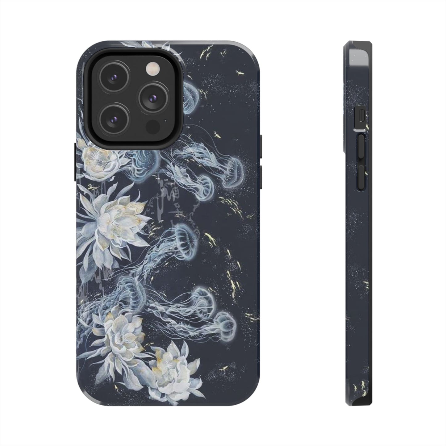 Jellyfish &Lily iPhone Case