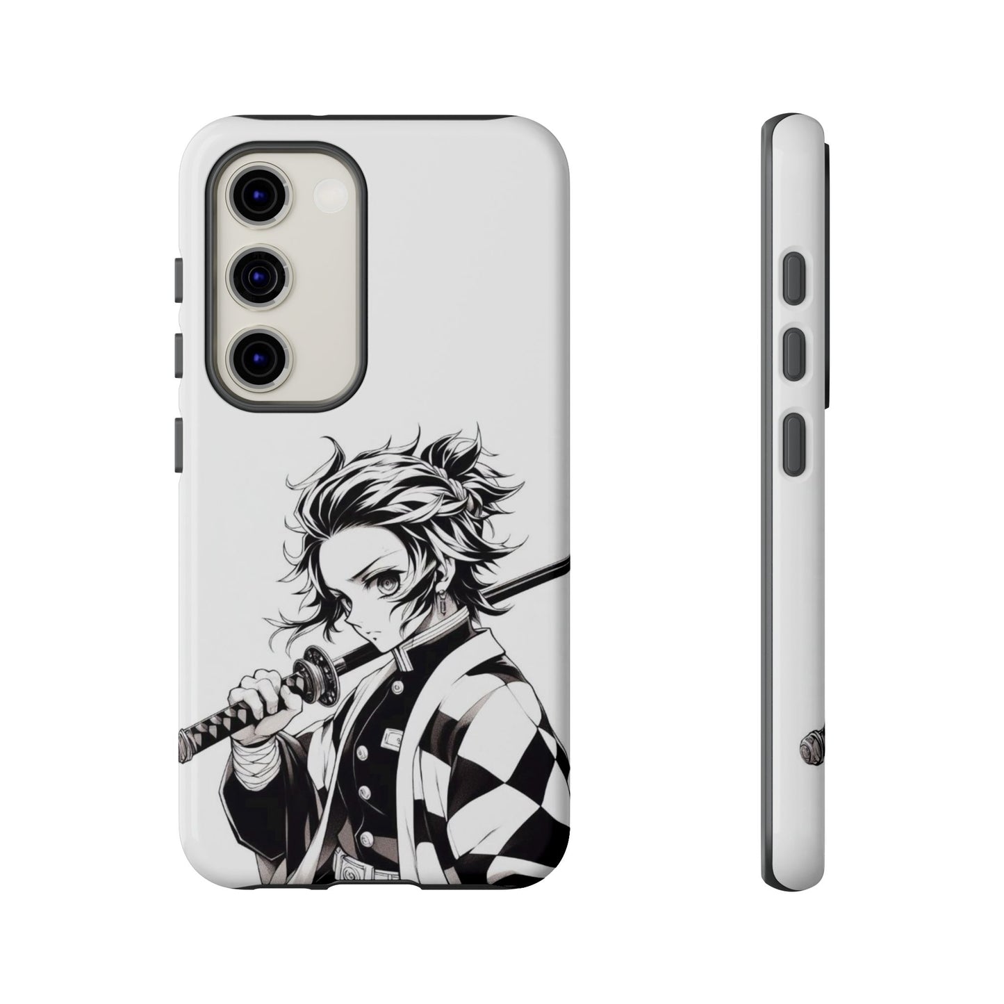 White Kamado Tanjiro Phone Case