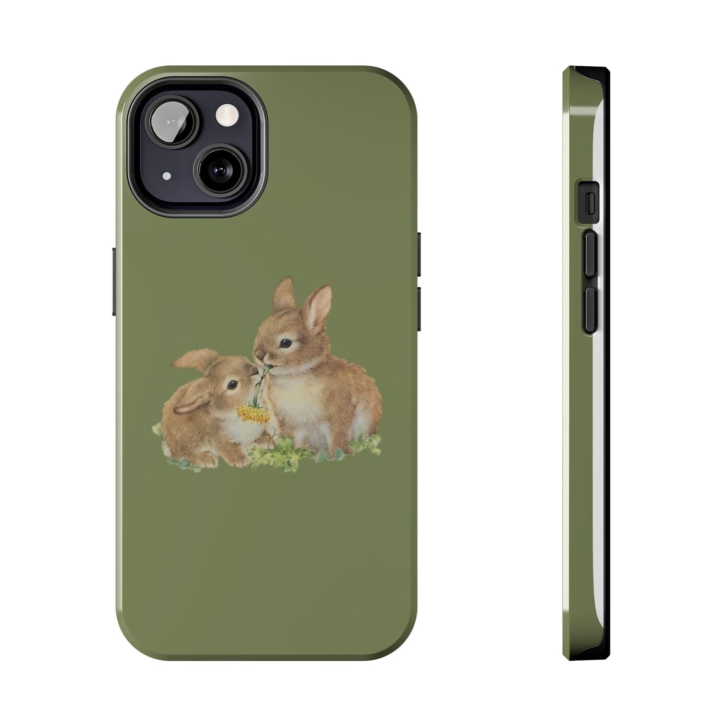 Olive Bunny iPhone Case