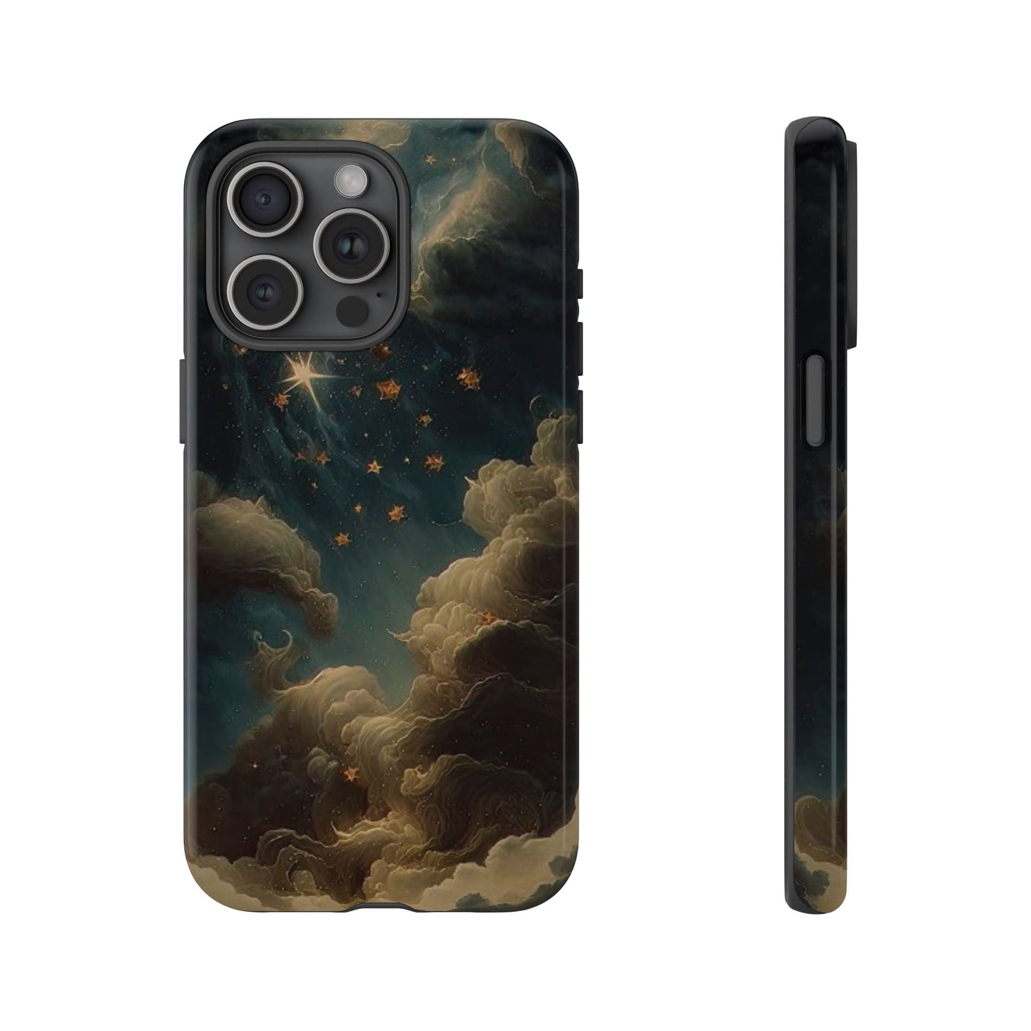 Cloudy Stars iPhone Case