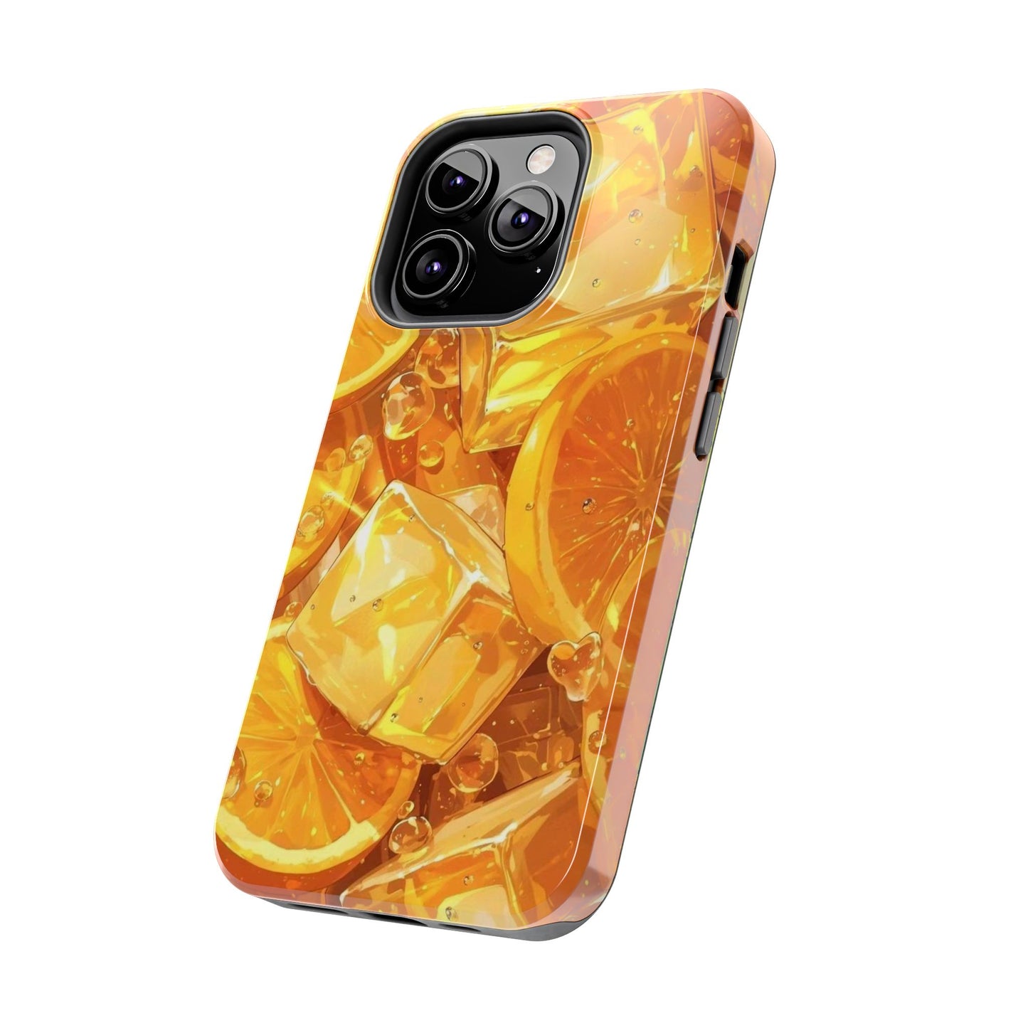 Icy Orange iPhone Case