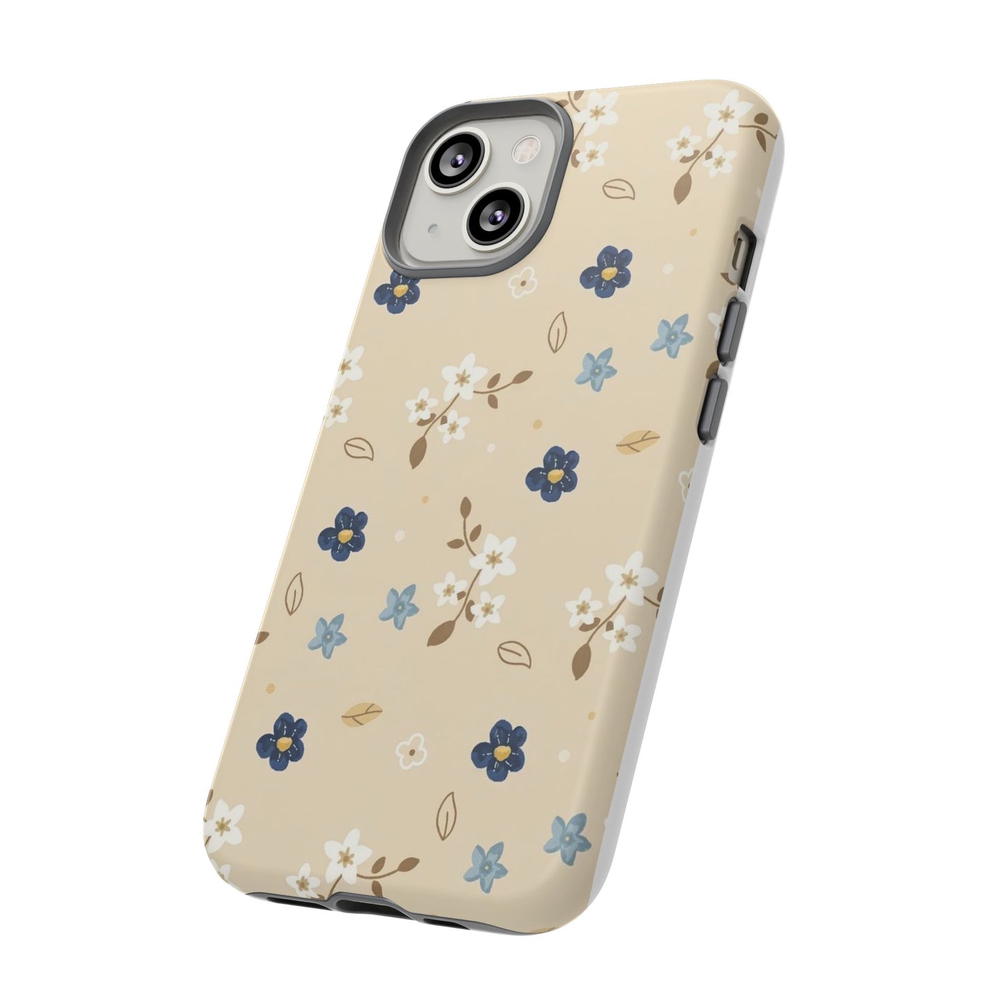 Navy Daisy Phone Case