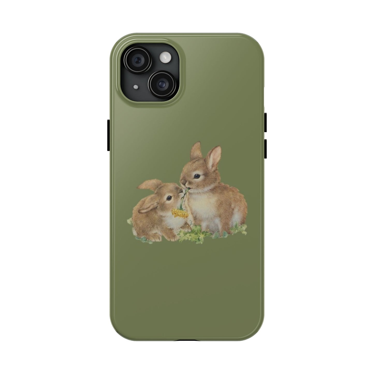 Olive Bunny iPhone Case