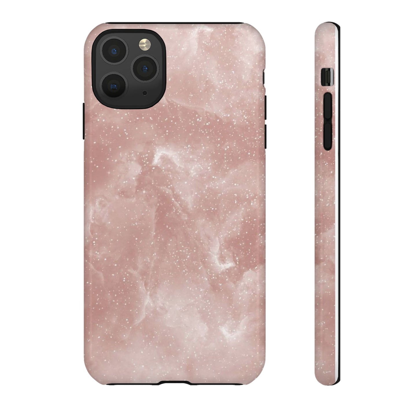 Rose Quartz Glitter iPhone Case