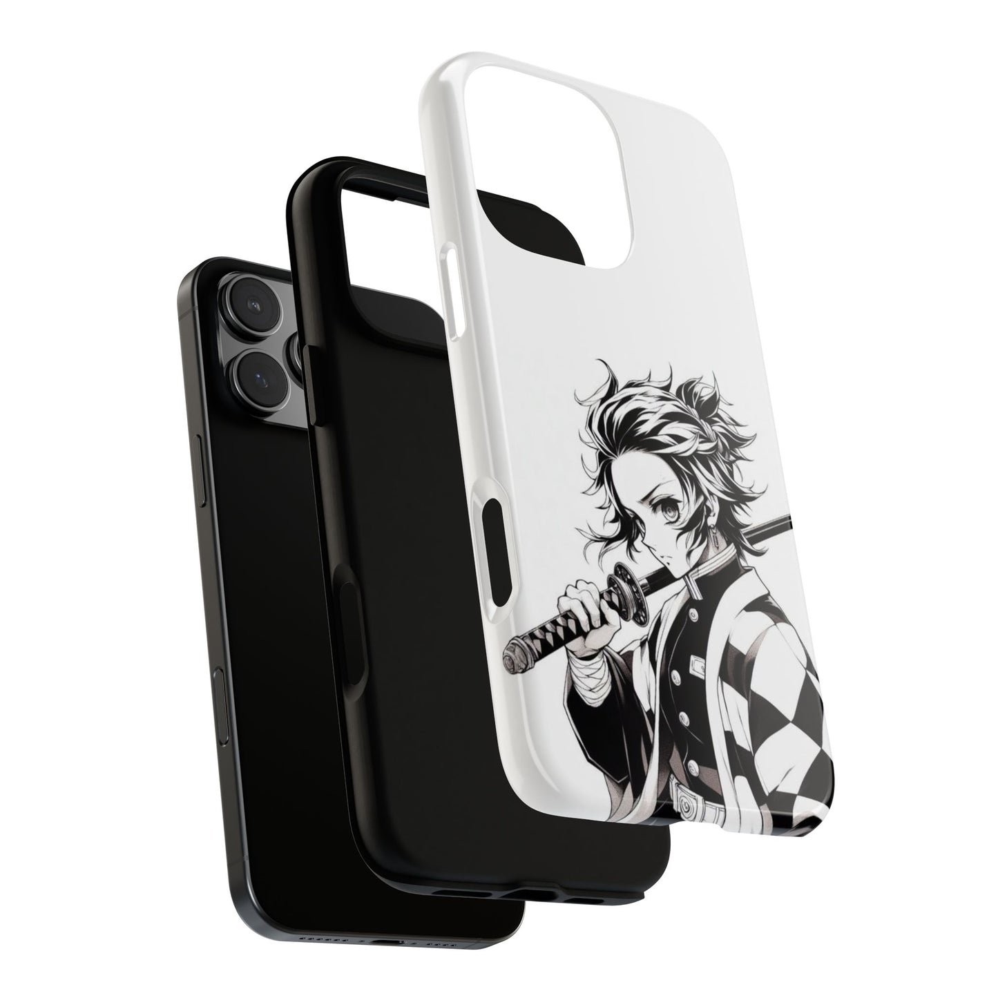 White Kamado Tanjiro Phone Case