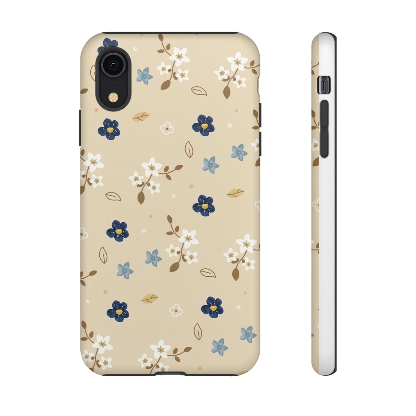 Navy Daisy Phone Case