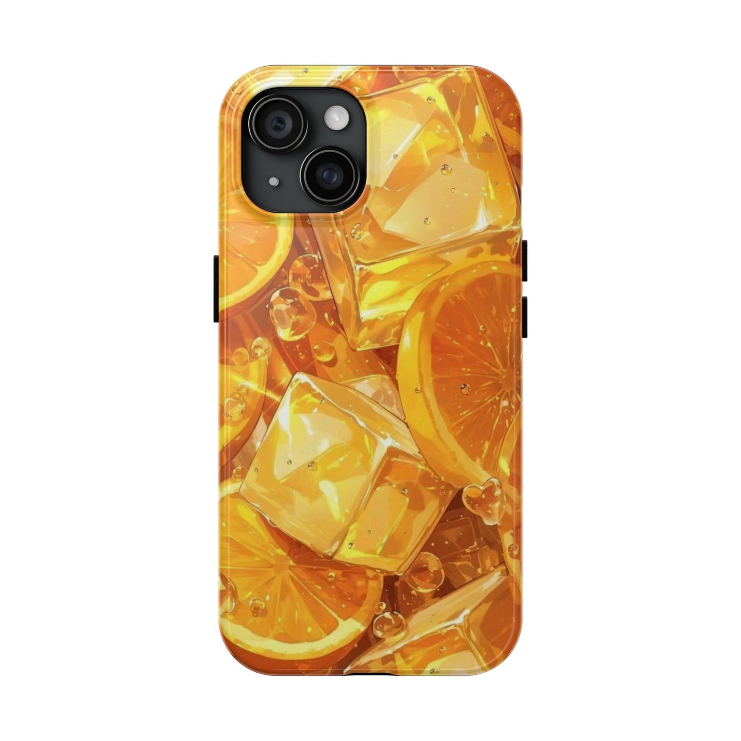 Icy Orange iPhone Case