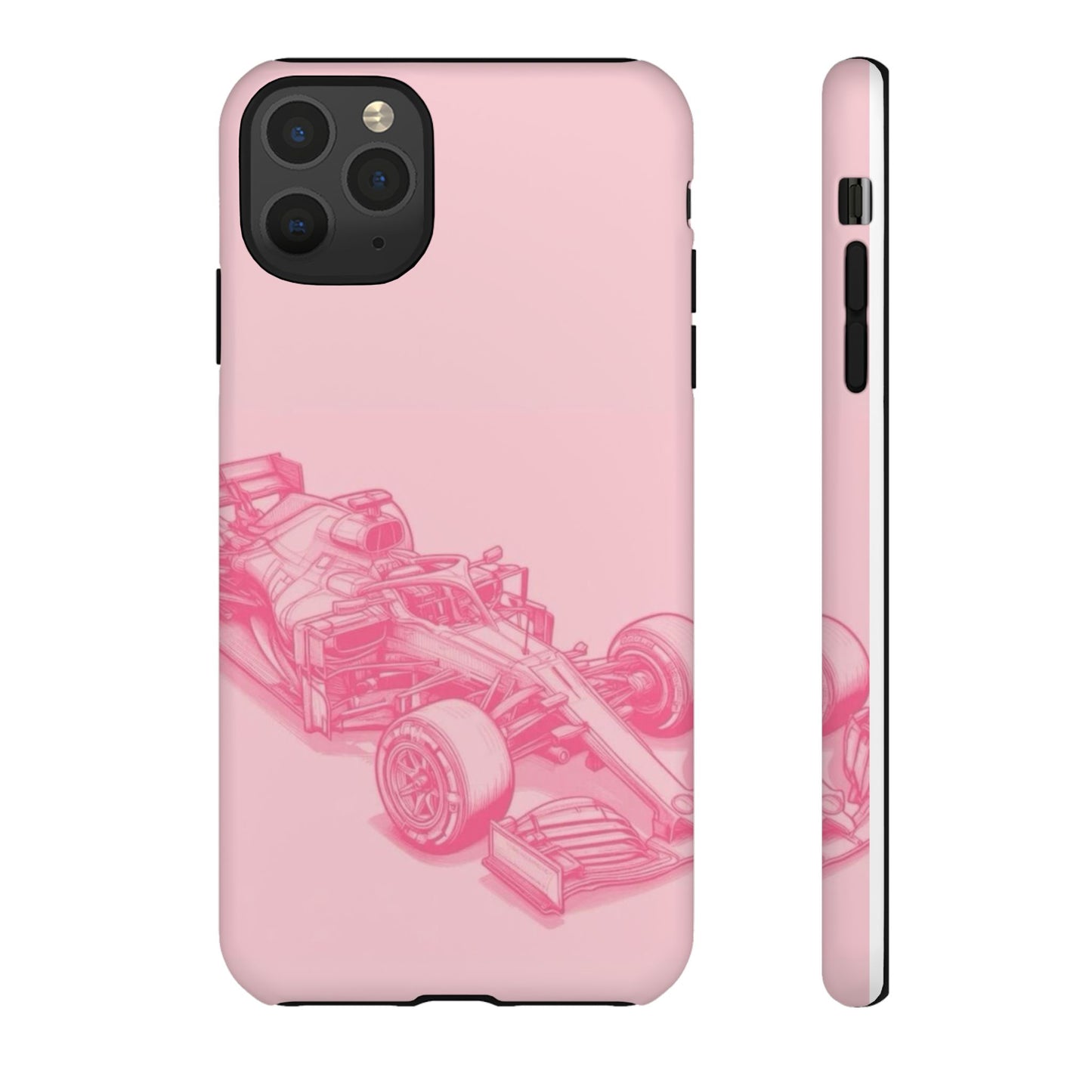 Pink Racecar iPhone Case